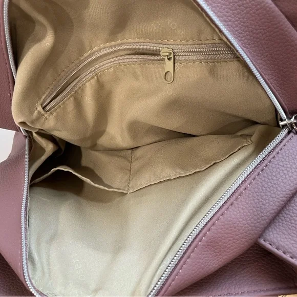 Rosetti Bodhi Floral Embroidered Bag Powder Rose Taupe Purse - Picture 7 of 10